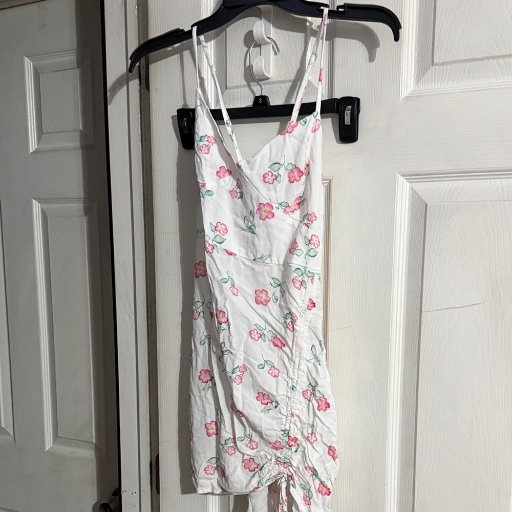 La Hearts White Floral Dress